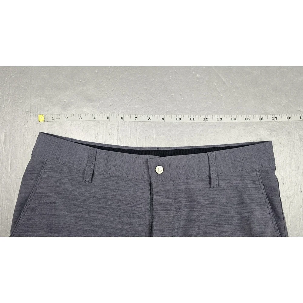 Bylt Shorts Mens Large Kinetic Gray Stretch Waist Water Resistant Active Outdoor